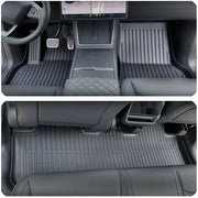 Tappetini Tesla Model Y Juniper 2025-2026 – Set Completo Bagagliaio + Schienale + Cargo Liner Impermeabili Antigraffio Accessori Interni - Campeda