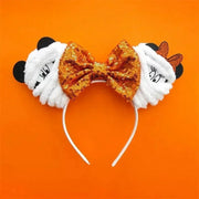 Disney Pink Daisy Duck Bow Fasce per capelli Paillettes viola Fascia orecchie di - 29 - immagine 30