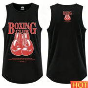 Canotta da boxe uomo t-shirt estiva girocollo senza maniche - BSLX-5128 XXS(US 32) - immagine 10