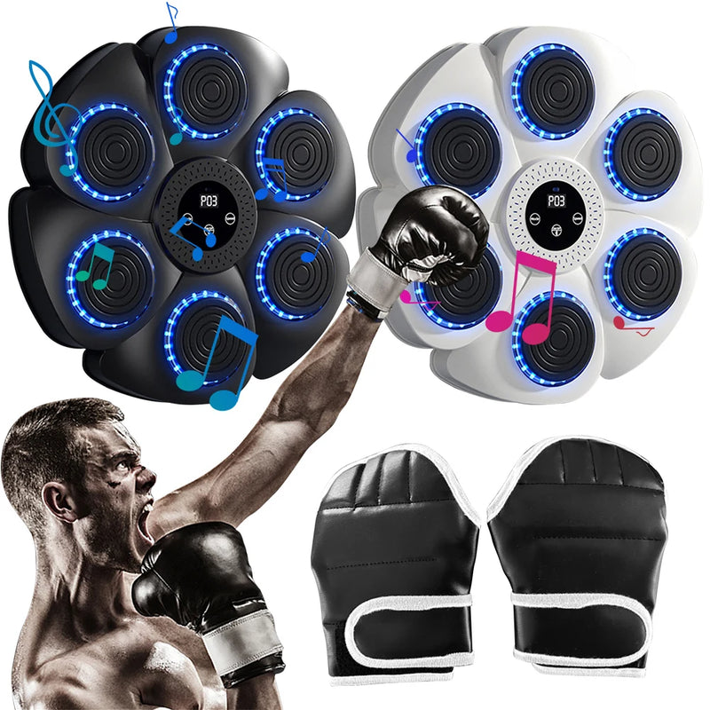 Smart Music Boxing Machine con LED RGB – Bersaglio da Boxe Bluetooth per Allenamento a Casa - Campeda