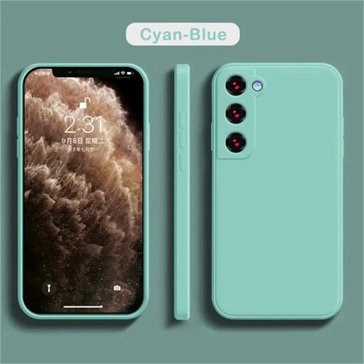 Custodia in silicone liquido di lusso per Samsung S25 S24 Galaxy S20 S21 S22 S23 FE Plus Note10 20 A52 A31 A41 A71 A51 A72 A70 A50 Coque - Campeda