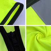 Stile quattro cerniere gilet riflettente cantiere - immagine 8
