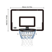Mini Canestro Basket Bambini da Interno – Set Gioco con Supporto da Parete Senza Fori - Campeda