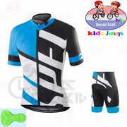 Completo Ciclismo Bambino/a Traspirante ad Asciugatura Rapida - jersey set 1 S - immagine 8