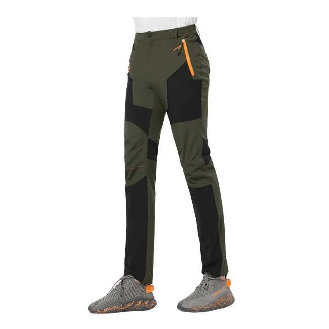 TRVLWEGO Pantaloni da campeggio escursionismo uomo anti-UV resistenti all'usura ad - immagine 10