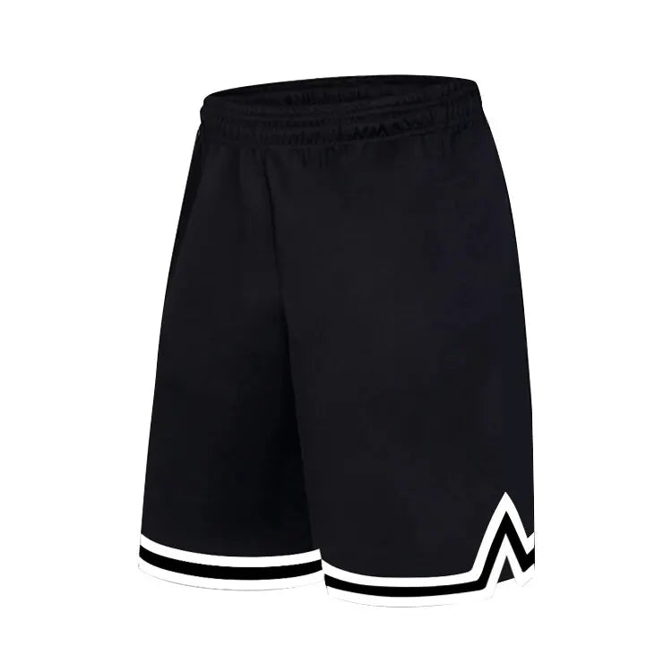SONECHOKI Pantaloncini da basket al ginocchio uomo a righe larghe corsa Sport palestra - RUN020 M