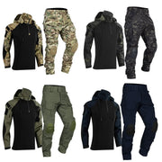 Tute tattiche da uomo Abbigliamento paintball all'aperto Uniforme tiro Combattimento - immagine 2