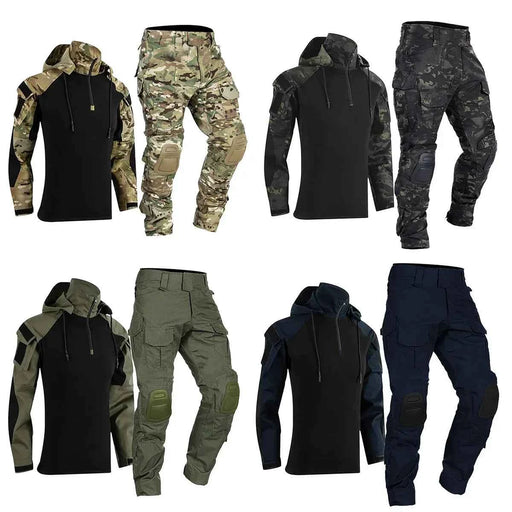 Tute tattiche da uomo Abbigliamento paintball all'aperto Uniforme tiro Combattimento