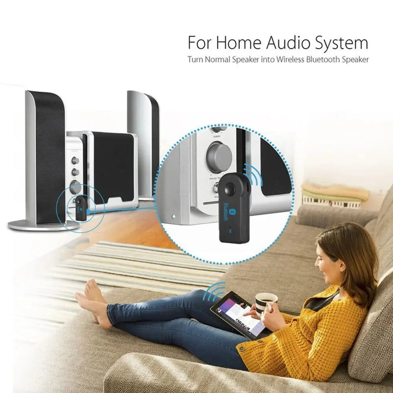 Ricevitore Bluetooth 5.0 Wireless 2 in 1 con Adattatore AUX da 3 - immagine 6