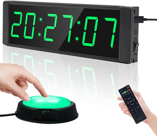 Timer da Palestra per Home Gym Orologio Digitale con Pulsante Start/Stop