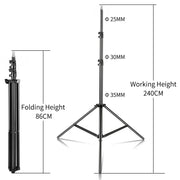 Treppiedi per selfie da 200/170/150/55 cm in alluminio - immagine 14