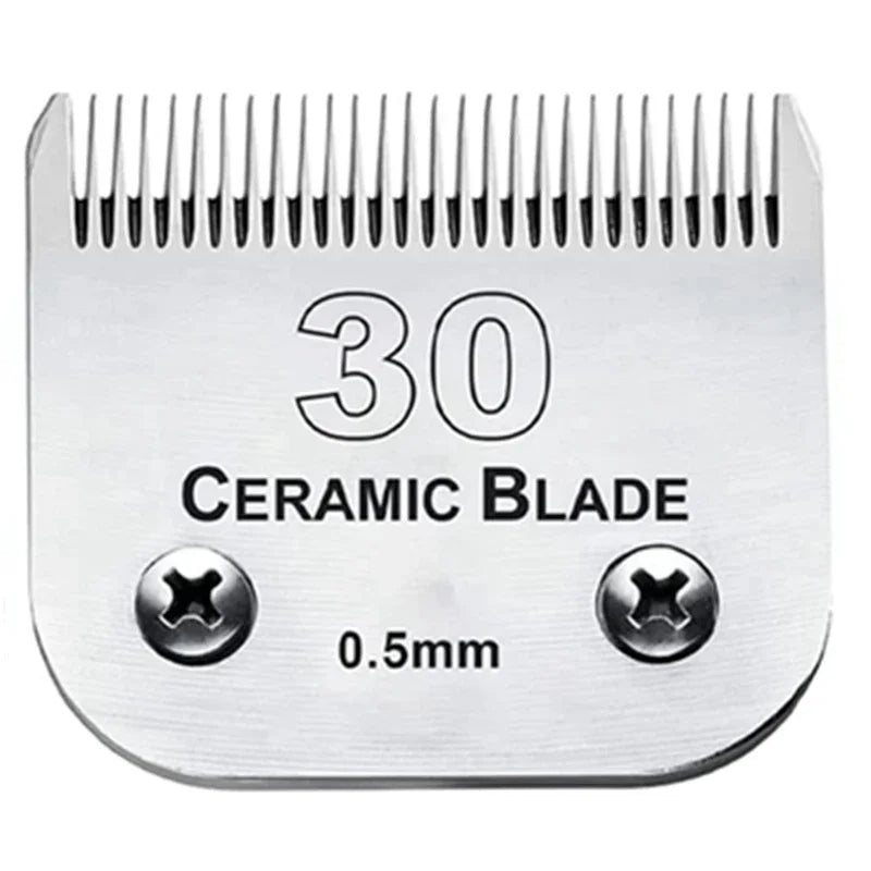 Lama in ceramica staccabile per cani e gatti compatibile con Andis,Oster A5 e 76, tagliapeli per animali serie Wahl KM 10