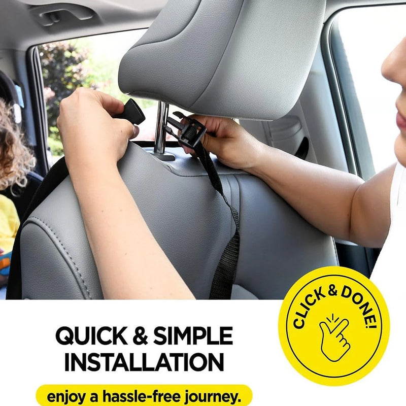 Coprisedile posteriore per auto con 3 tasche portaoggetti