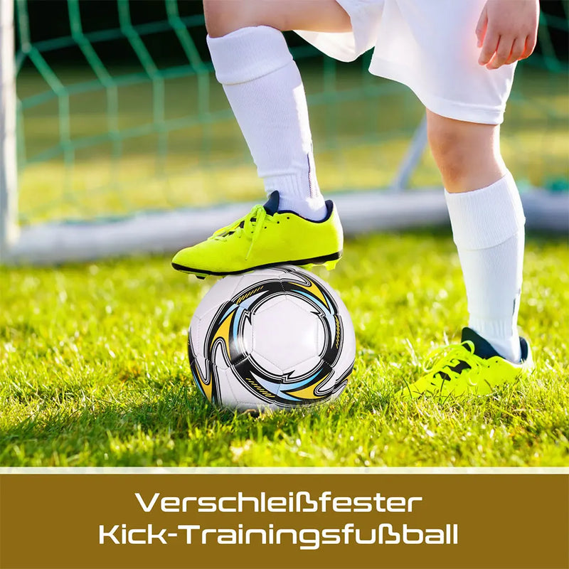 Pallone da Calcio Misura 5 in PVC Antiscivolo – Cucito a Macchina per Allenamento e Partite - Campeda
