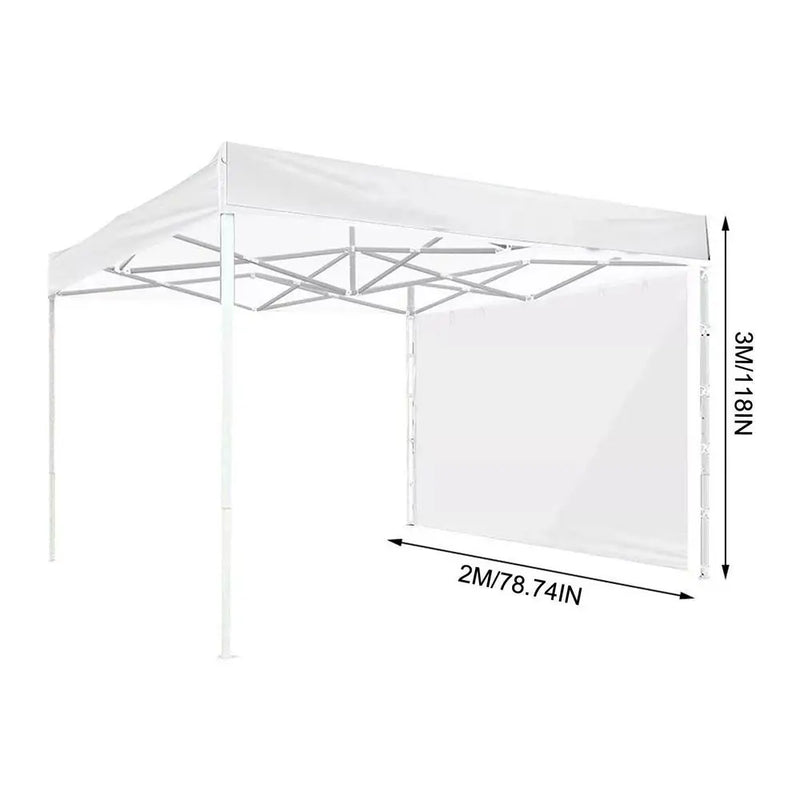 Tenda pieghevole per esterni Parete laterale in tessuto impermeabile antipioggia - immagine 8