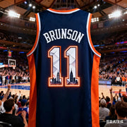 Canotta da basket uomo Jalen Brunson 3D AI Edition Allenamento Leggera e Traspirante - immagine 3