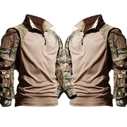 Tute mimetiche Camicie tattiche Set da allenamento Multi-tasca Army Multicam Uniformi - immagine 9