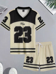 Completo da Uomo Stile Maglia Rugby Vintage - immagine 7