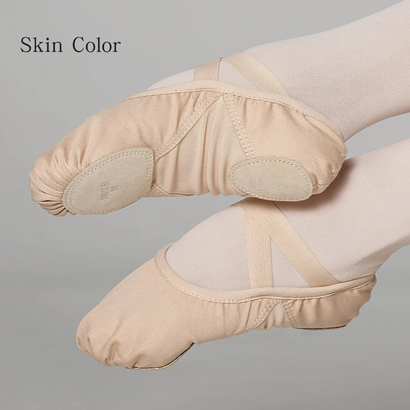 Scarpe da Balletto Donna e Bambina – Pantofole Danza con Suola Divisa Traspiranti