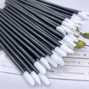 100 pz monouso pennello per labbra estensione ciglia pennelli trucco mascara - immagine 4