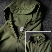 Set mimetico tattico da uomo impermeabile Soft Shell in pile tuta combattimento - immagine 3