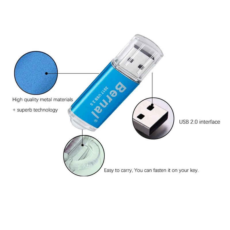 10 pz 1 pz Pen In Metallo Unità 2.0 Ad Alta Velocità 16 GB USB Flash unità 32 GB Flash Memory Stick 2 GB 4 GB 8 GB 128 mb Per Il regalo aziendale