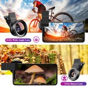 APEXEL Kit obiettivo per telefono 0 45x super grandangolare e micro macro 12 - immagine 5