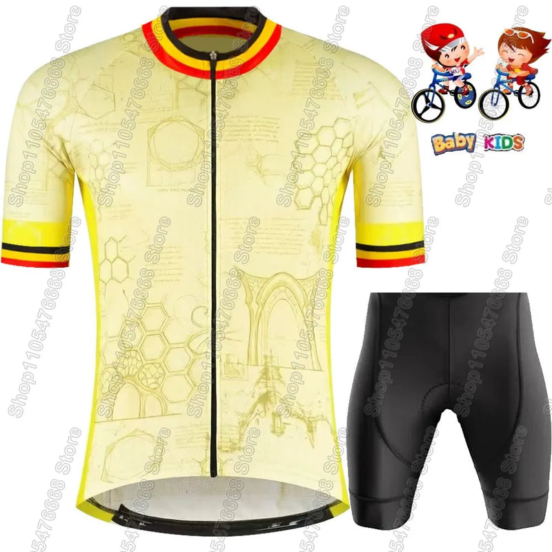 Set Maglia Ciclismo Bambini Tour Francia Wout Van Aert - immagine 9