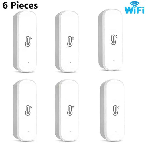 Tuya Smart WIFI Sensore di umidità della temperatura APP Monitor remoto per Smart Home Smart Life Funziona con Alexa Google Assistant - Campeda