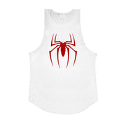 Canottiere da corsa stampate con ragno rosso T-shirt senza maniche traspirante in - immagine 12