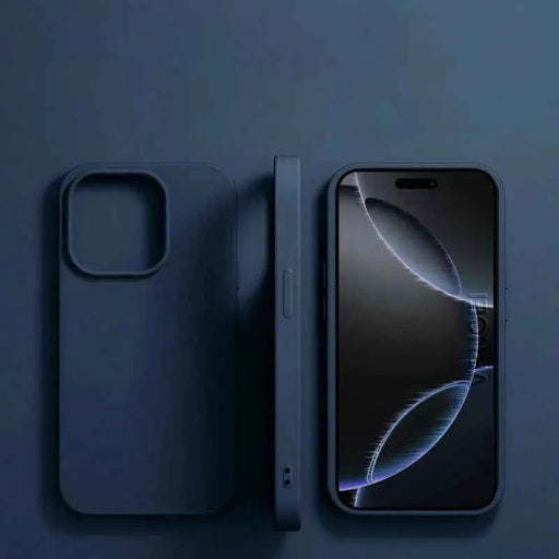 Custodia per telefono in silicone liquido originale per APPLE iPhone 11 13 12 14 15 16 Pro Max Plus 16E Custodie Cover posteriore protettiva antiurto - Campeda