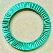 Copertura per Cerchio da Ginnastica Ritmica in Velluto Dorato - Light green Diameter 60--65 - immagine 13