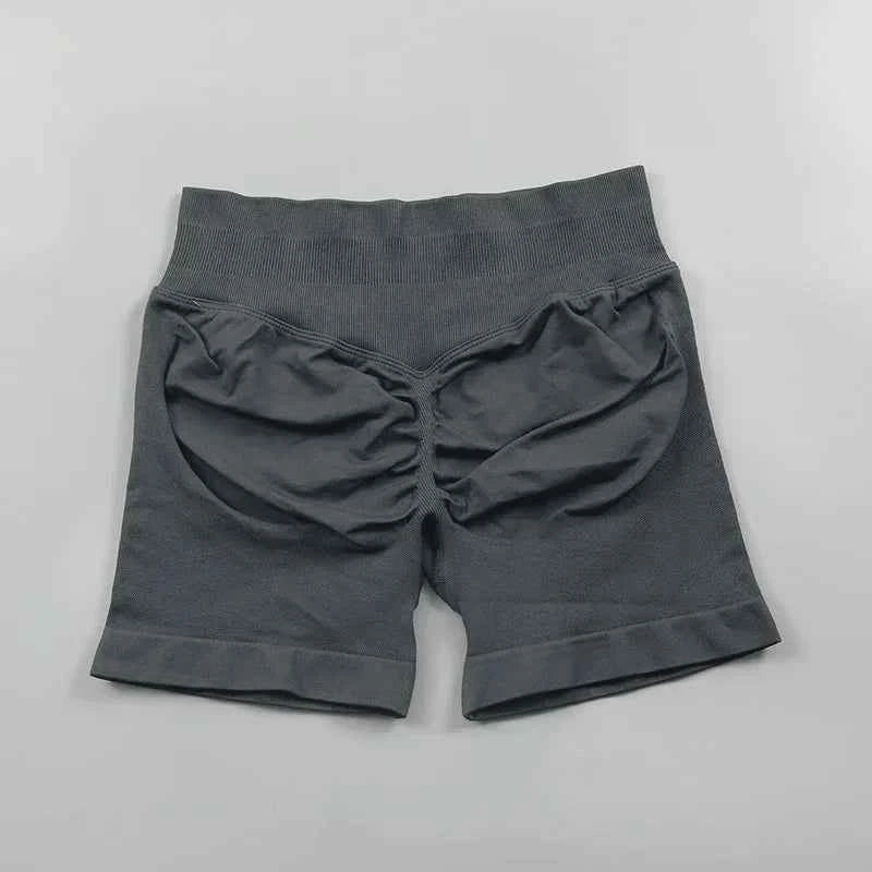 Pantaloncini da Yoga per Fitness | Pantaloncini sportivi da donna da 4,5 pollici per corsa ed esercizio, alternativa di qualità ai marchi più famosi, abbigliamento da palestra senza cuciture modellante.