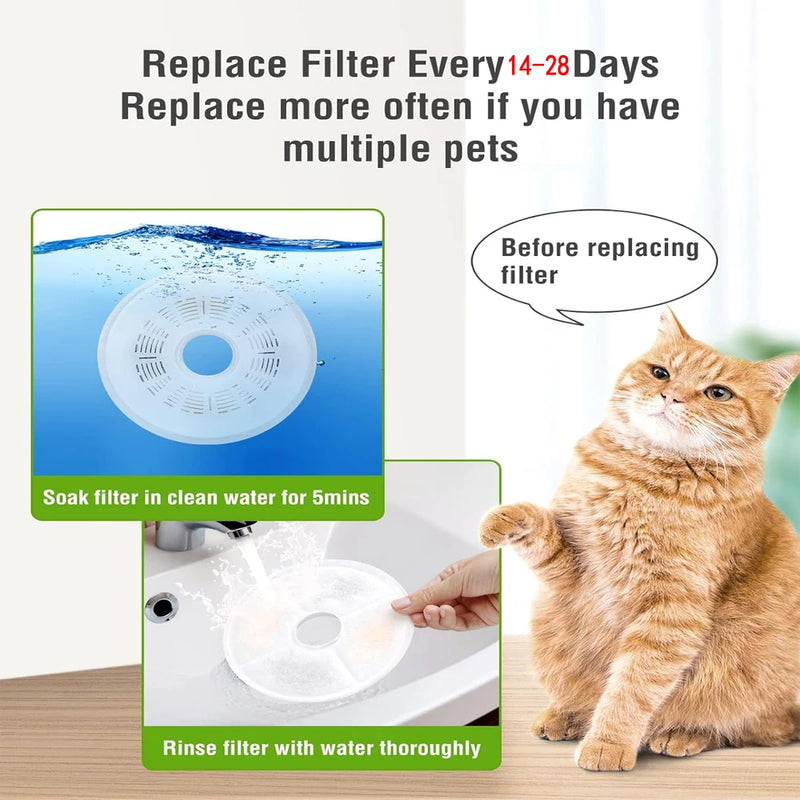 Filtro erogatore per fontana cani e gatti animali domestici Elemento filtrante di - immagine 7