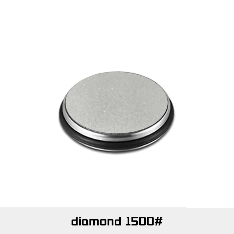Affilacoltelli Professionale 15° 20° con Pietra Diamantata - Affilatore Rotante a Doppio Angolo per Coltelli da Cucina