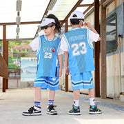Uniforme da allenamento per bambini Maglia basket Camicia comoda ragazzi e ragazze ad - immagine 10