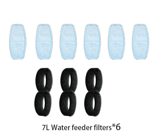 6/12 pezzi distributore automatico di acqua filtri speciali per alimentatore d'acqua - immagine 10