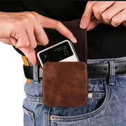 Schermo pieghevole Flip in pelle premium Proteggi per Samsung Z 7 6 5 - immagine 2