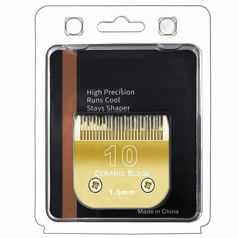 Set di lame in ceramica rimovibili di ricambio per tagliacapelli per cani da compagnia compatibili con Tosatrici Andis,Oster A5,Wahl serie KM10