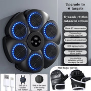 Smart Music Boxing Machine con LED RGB – Bersaglio da Boxe Bluetooth per Allenamento a Casa - Campeda