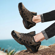 HIKEUP Scarpe da trekking uomo di arrivo traspiranti con lacci Ammortizzazione - immagine 8