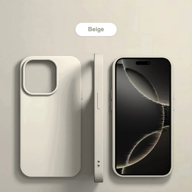 Custodia per telefono in silicone liquido originale per APPLE iPhone 11 13 12 14 15 16 Pro Max Plus 16E Custodie Cover posteriore protettiva antiurto