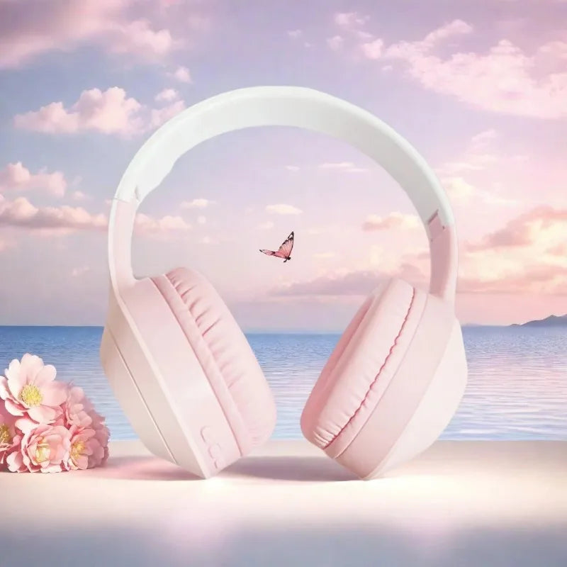 Auricolari da gioco con cancellazione del rumore montati sulla testa Bluetooth 5.3 senza fili con suono surround stereoscopico ad alta fedeltà