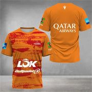 T-shirt da tennis a rapida asciugatura uomo abbigliamento estivo per padel - immagine 6