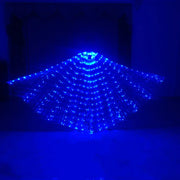 Ali a LED di danza del ventre Isis Ala Halloween Prop Lampada brillante - immagine 10