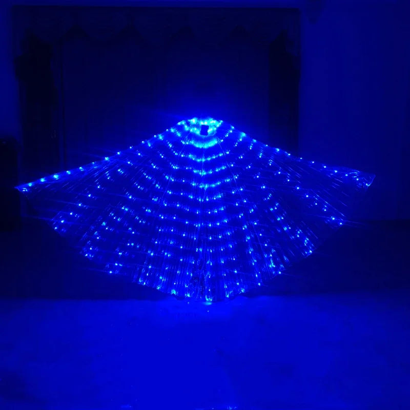 Ali a LED di danza del ventre Isis Ala Halloween Prop Lampada brillante - immagine 10