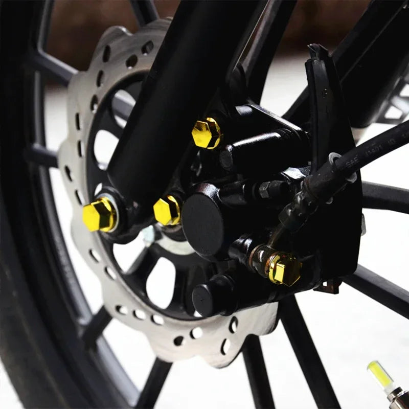 Kit Copri Viti Moto 30 Pezzi – Tappi Decorativi Bulloni 0.8-1.4 cm, Copri Dadi Colorati per Yamaha, Honda e Scooter - Campeda
