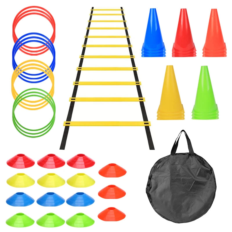 Scaletta Agilità 6m (19,6 ft) con 12 Pioli – Set Allenamento Velocità e Coordinazione Sportiva