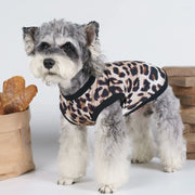 ultimo gilet con stampa leopardata per animali domestici