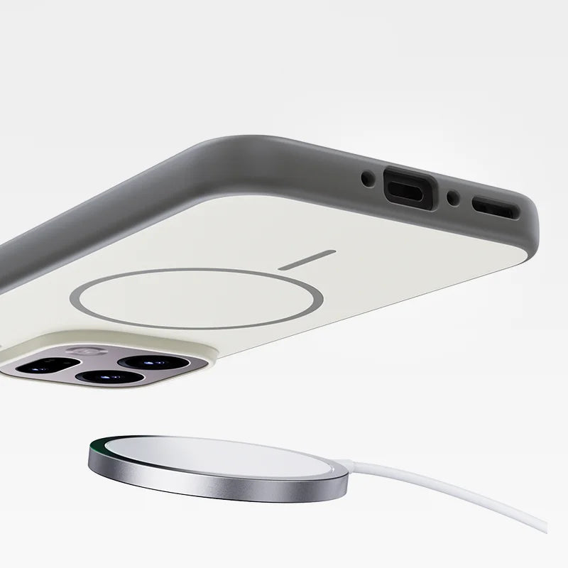 Per OPPO Find X9 X9 Pro Custodia magnetica doppio colore opaca PC + TPU Skin Feel Cover posteriore con pulsante in metallo per Find X 9 - Campeda